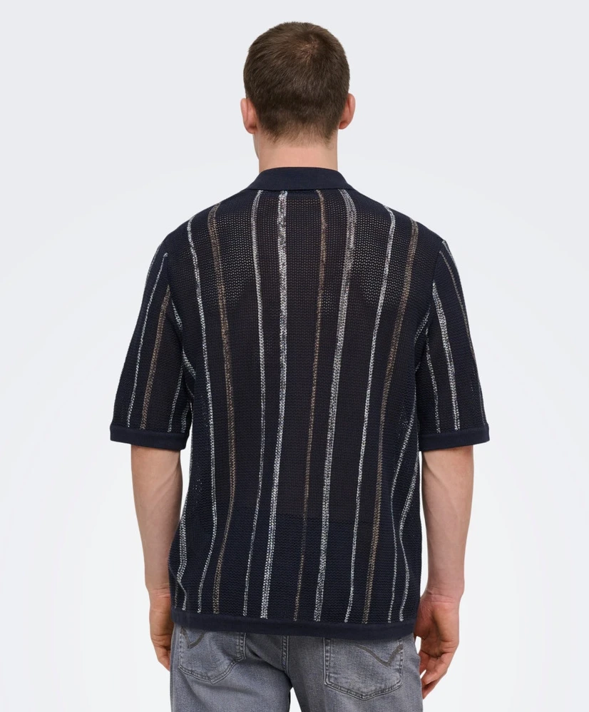 ONLY & SONS Polo Gebreid Stobby