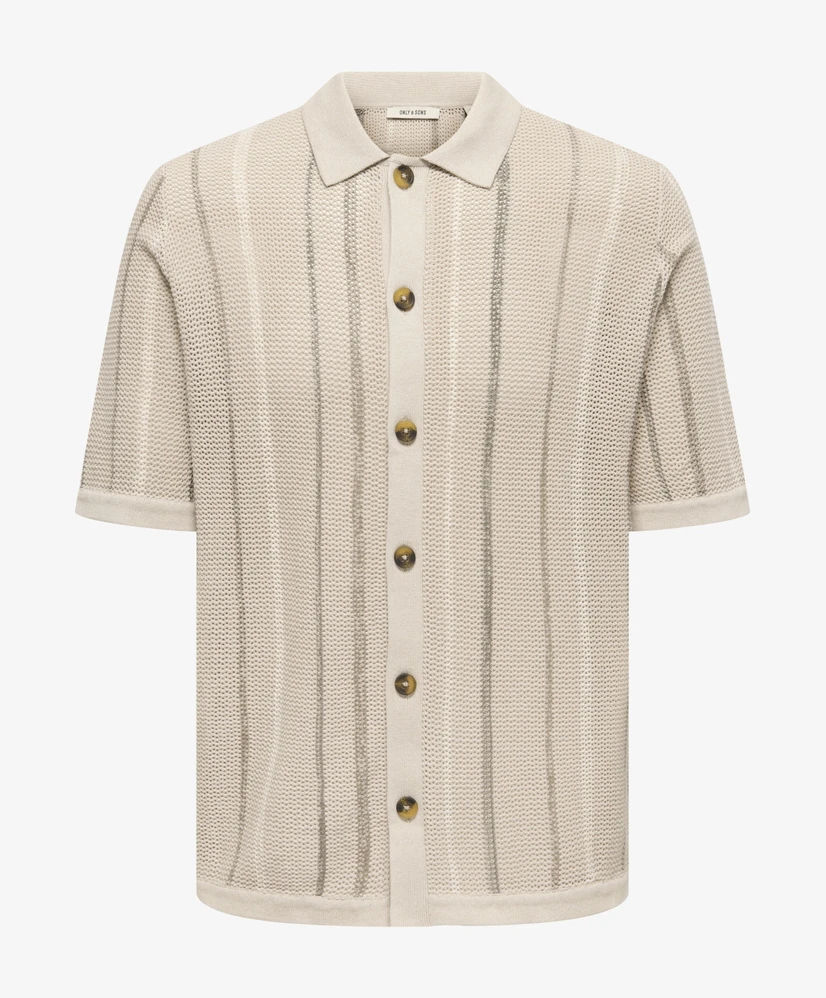 ONLY & SONS Polo Gebreid Stobby