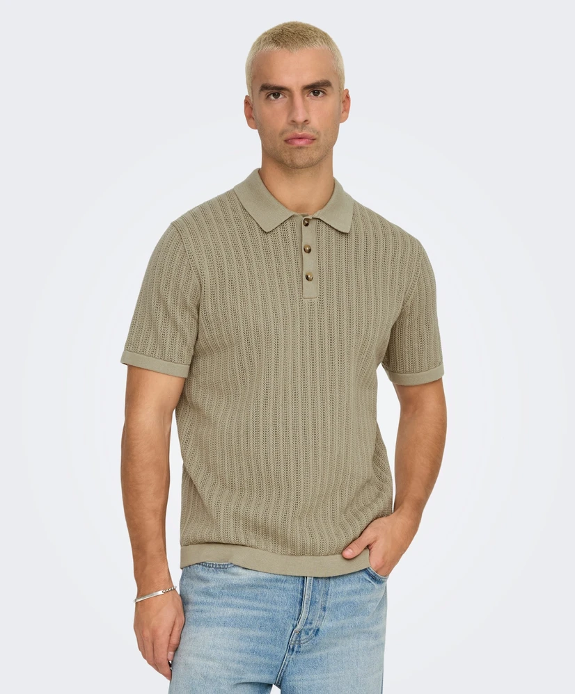 ONLY & SONS Polo Moon