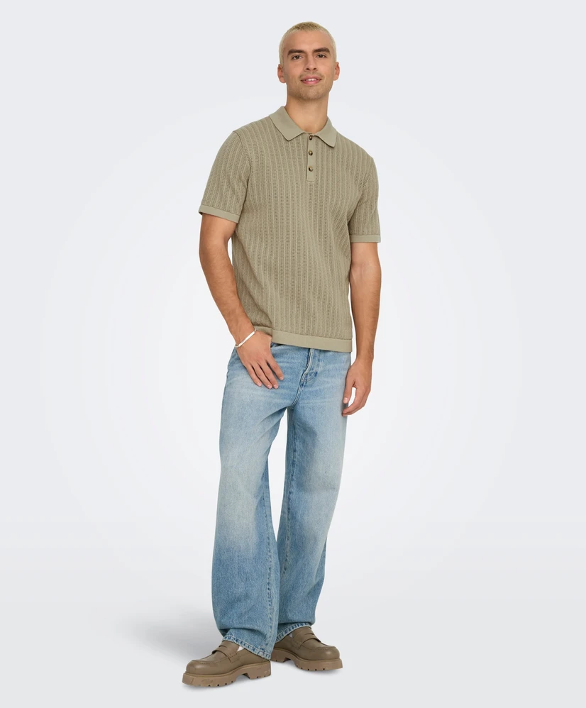 ONLY & SONS Polo Moon