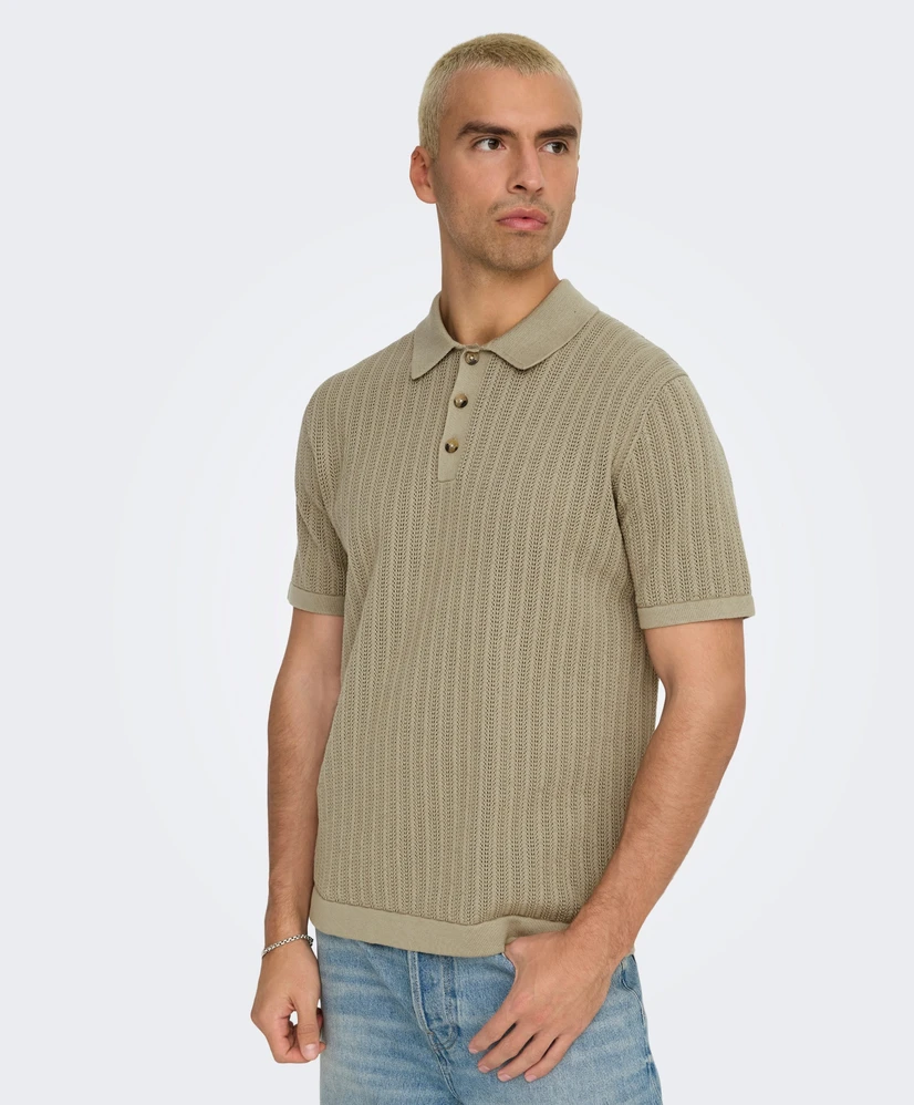 ONLY & SONS Polo Moon