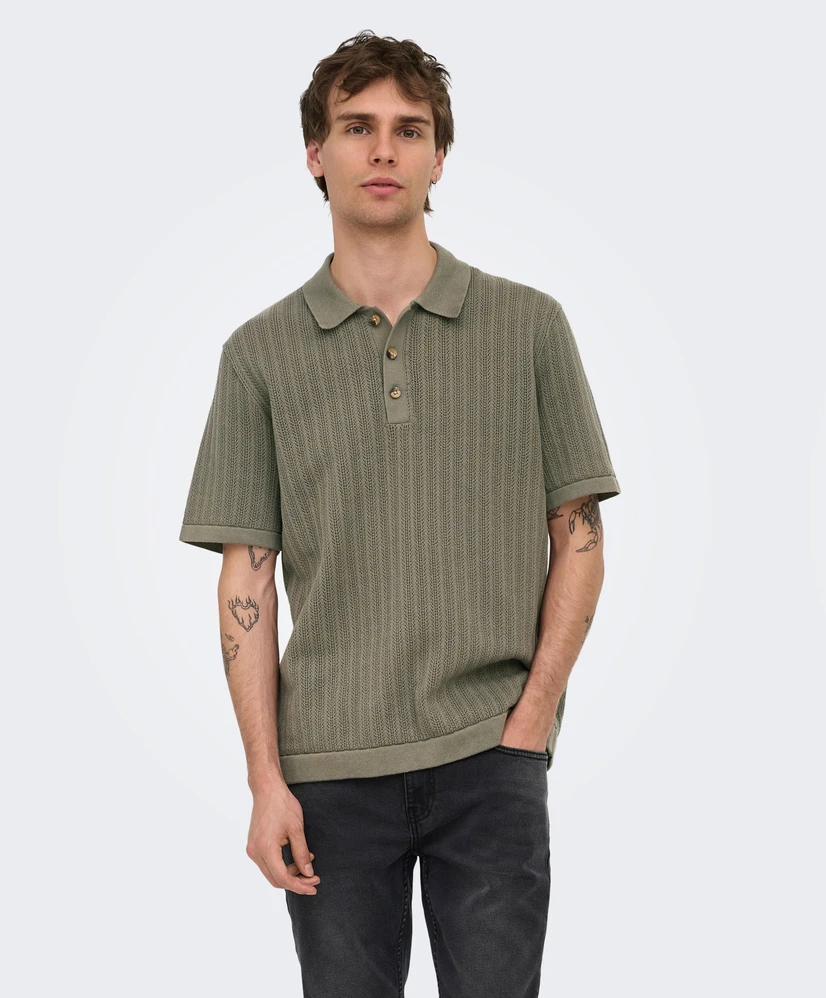 ONLY & SONS Polo Moon