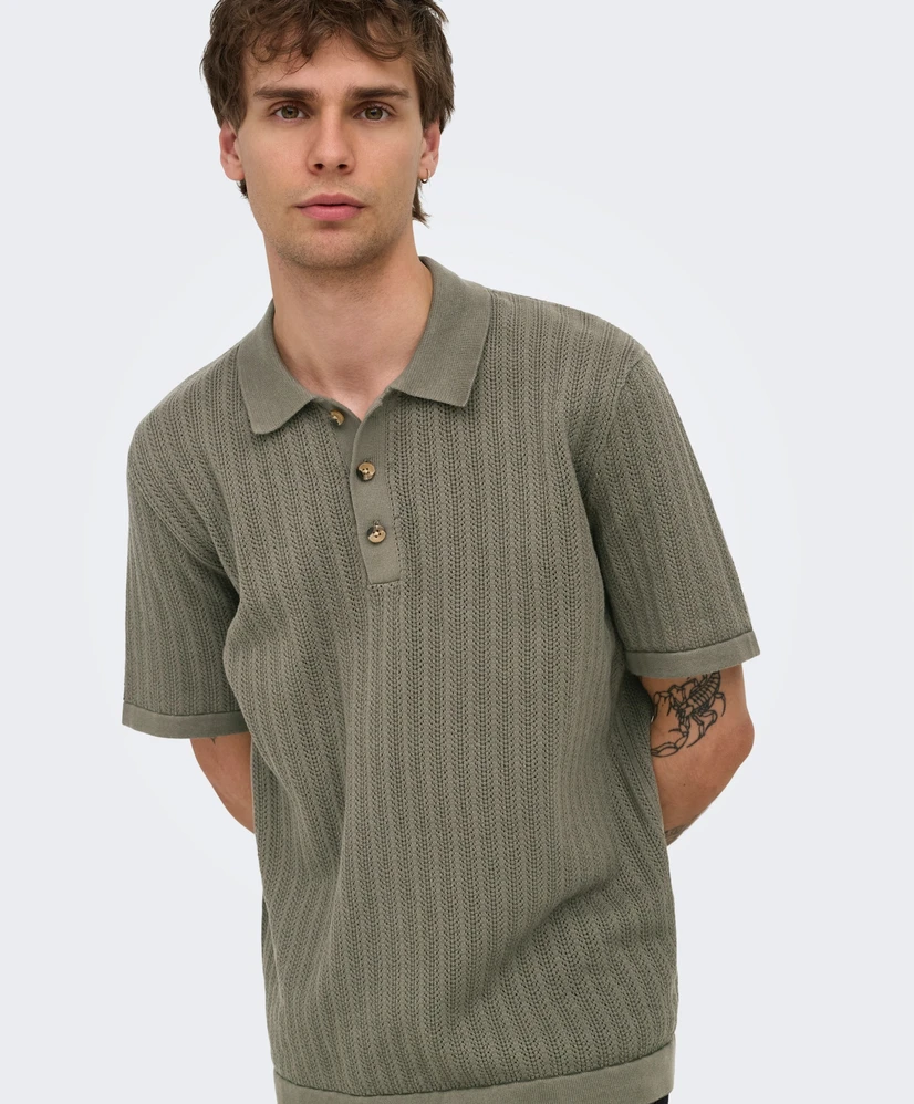 ONLY & SONS Polo Moon