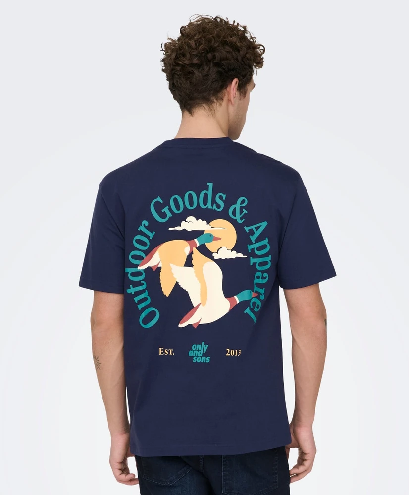 ONLY & SONS T-shirt Backprint