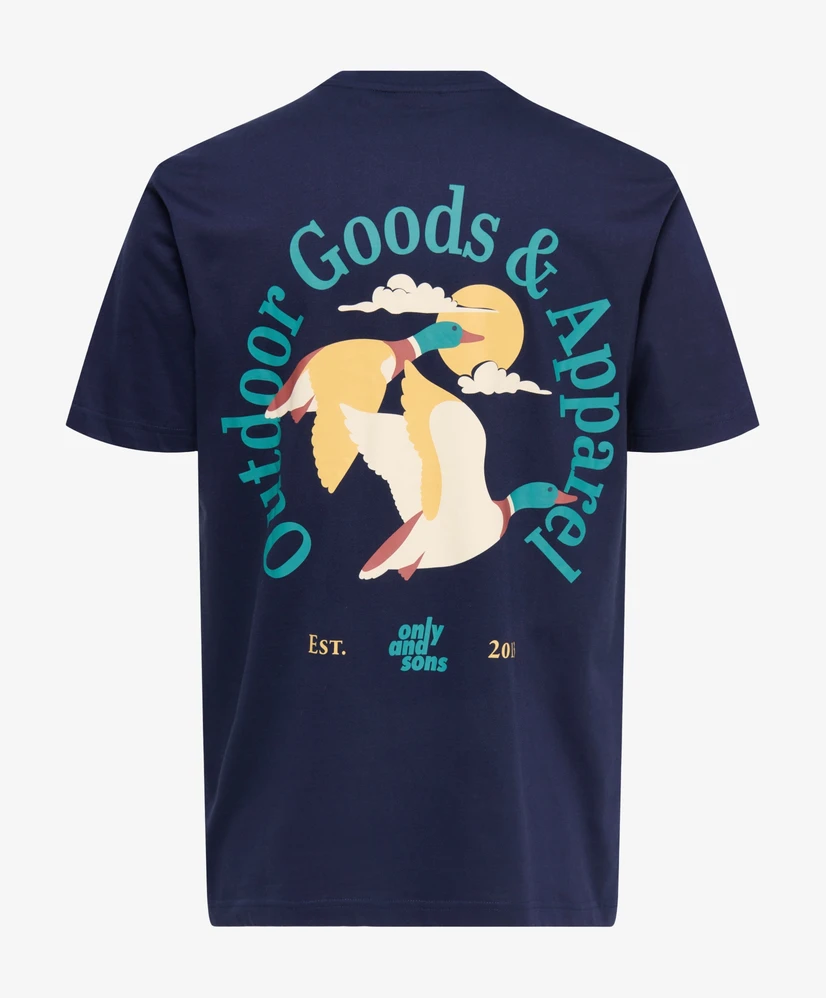 ONLY & SONS T-shirt Backprint
