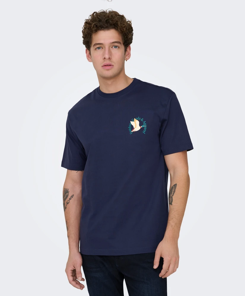 ONLY & SONS T-shirt Backprint