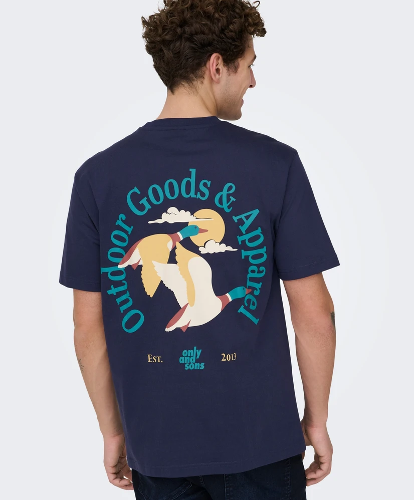 ONLY & SONS T-shirt Backprint
