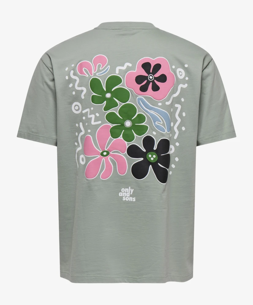 ONLY & SONS T-shirt Fleuri Life Flower
