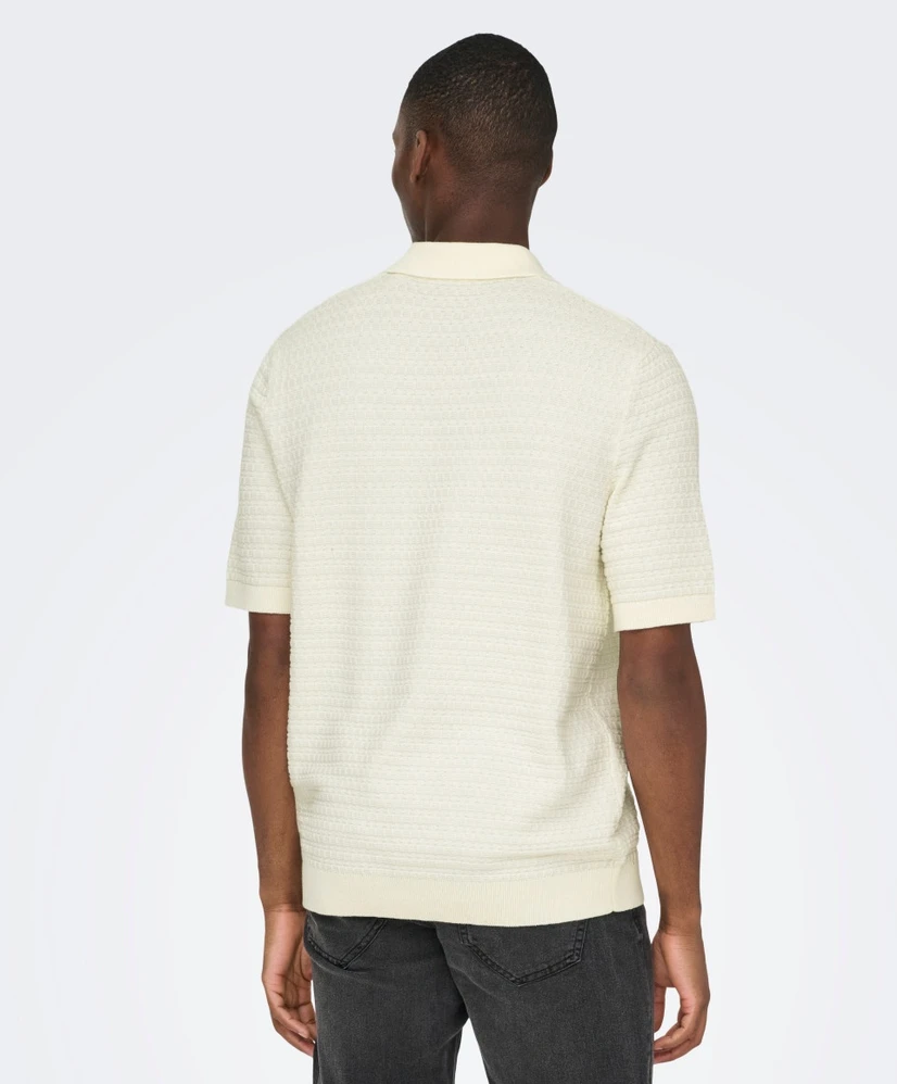 ONLY & SONS Trui Half-Zip Menu