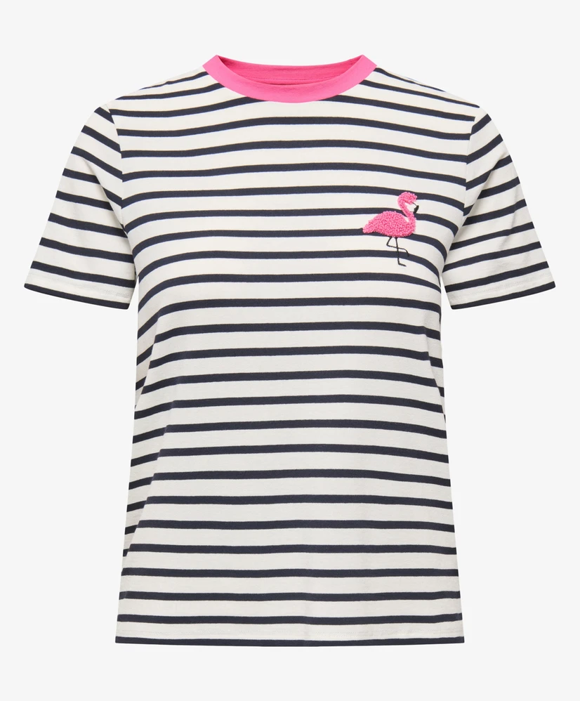 ONLY T-shirt Heart Life