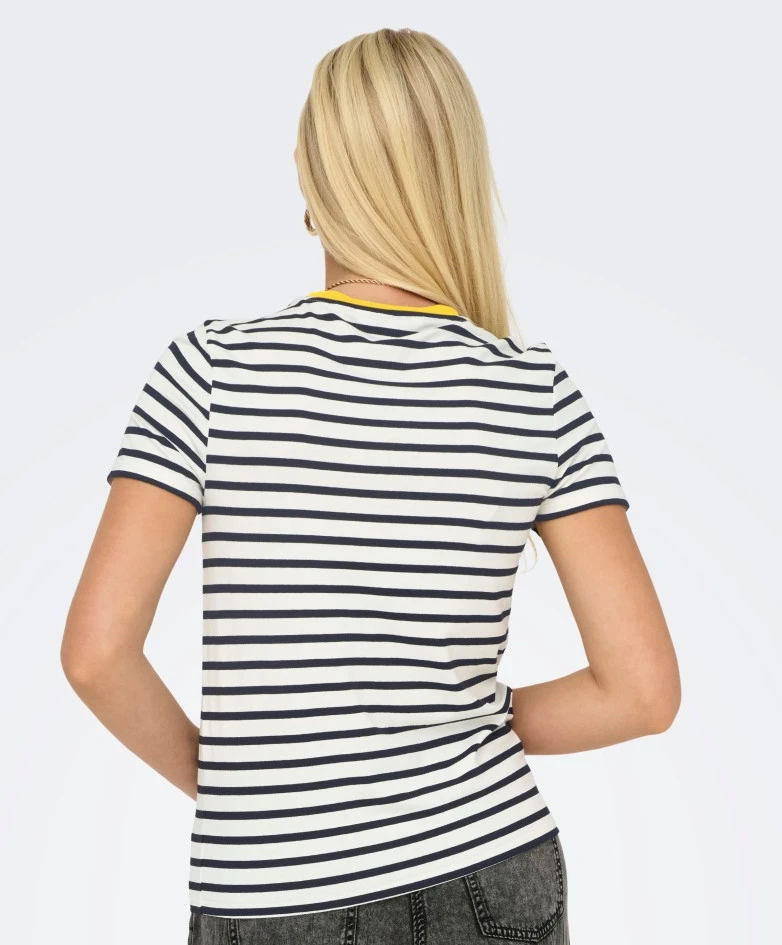 ONLY T-shirt Heart Life