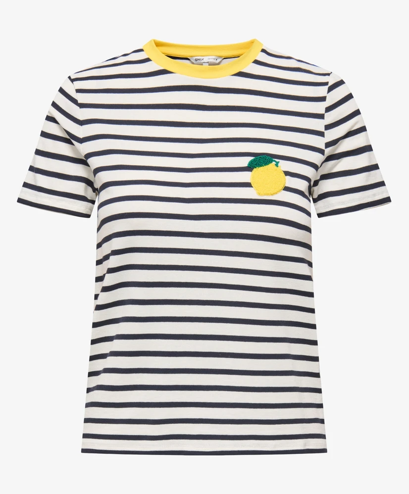 ONLY T-shirt Heart Life