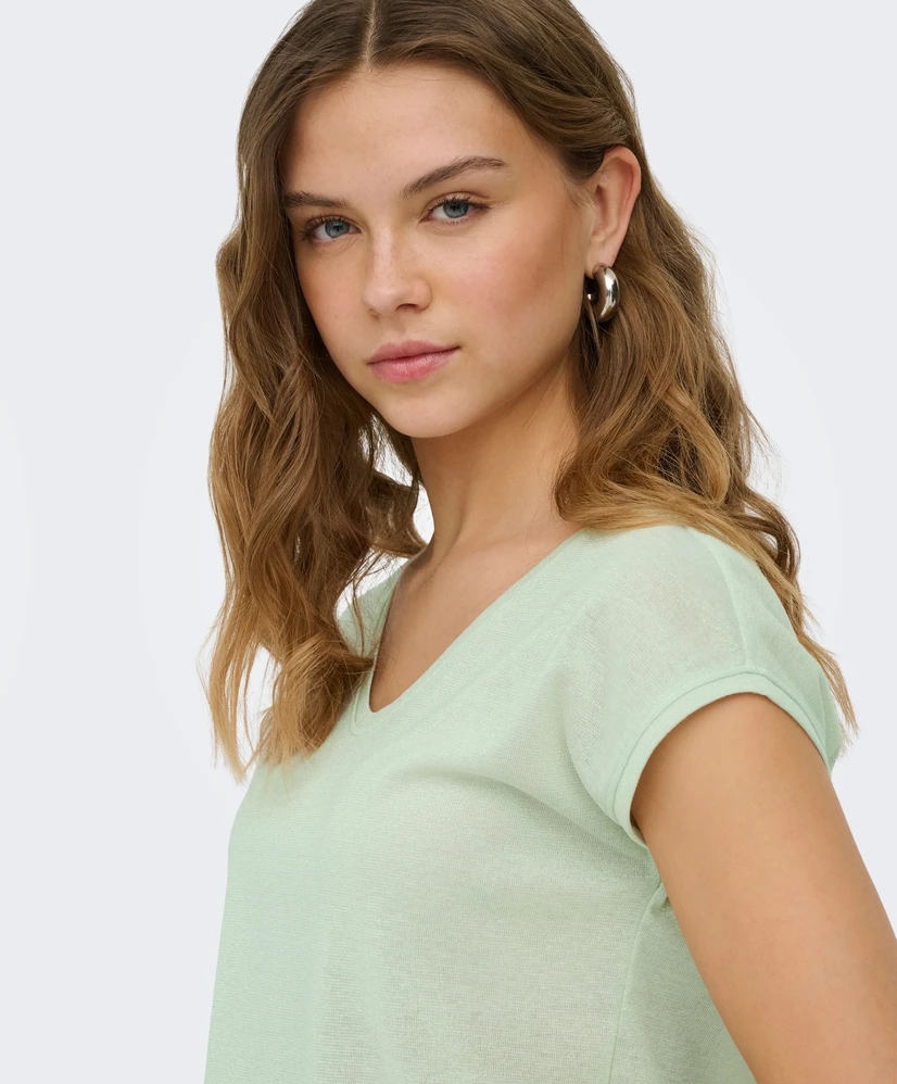 ONLY Top Silvery