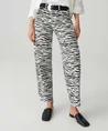 OPUS Jeans Straight Leg Mari Clear Zebra