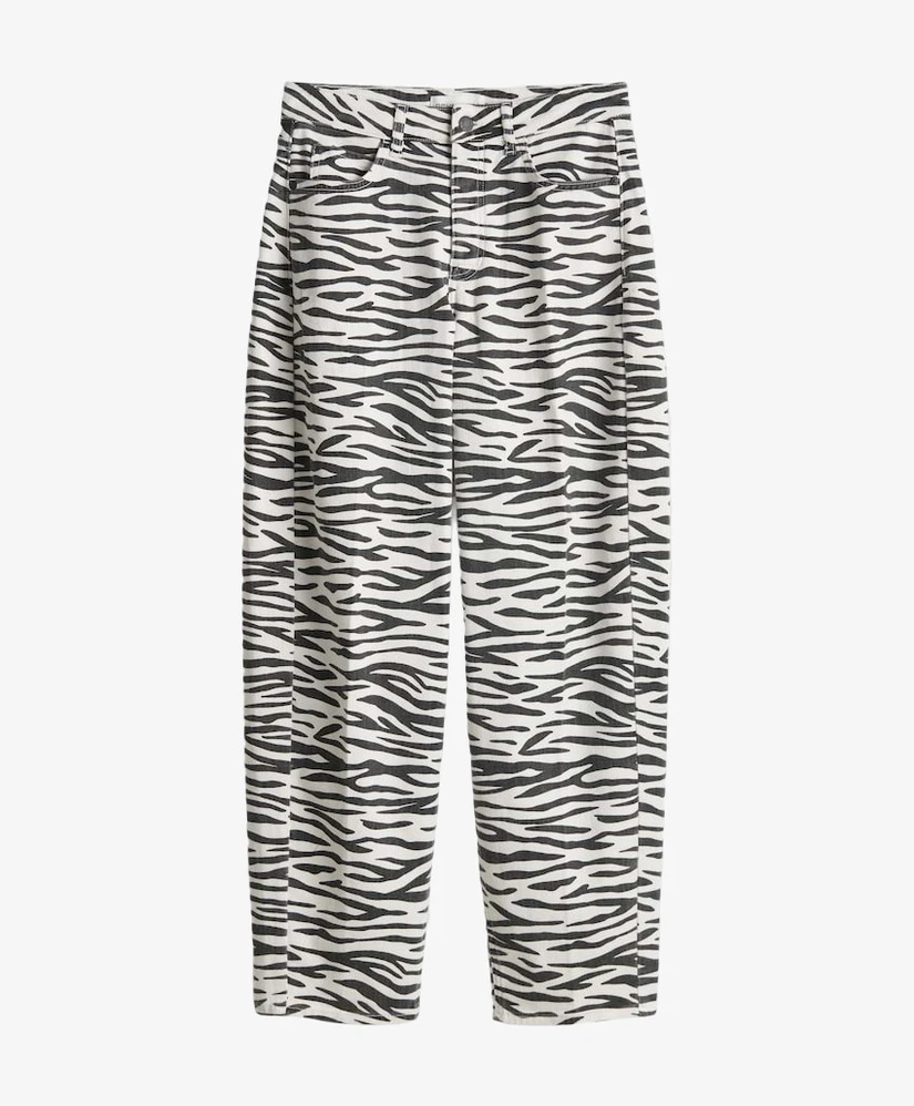 OPUS Jeans Straight Leg Mari Clear Zebra