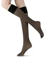 Oroblu Kniekousen Mi-Bas Jeune 20 Denier Black