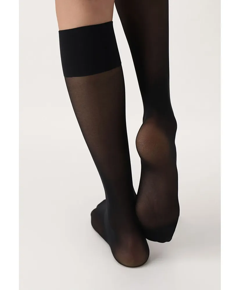 Oroblu Kniekousen Mi-Bas Repos 70 Denier Black