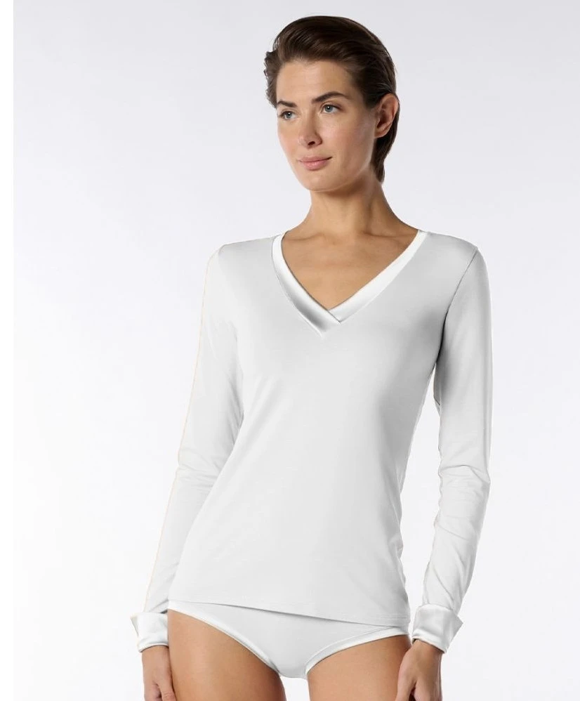 Oroblu T-shirt V-hals Perfect Line Cotton