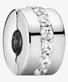 Pandora Clip Bedel Clear Sparkling Row