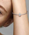 Pandora Clip Bedel Clear Sparkling Row