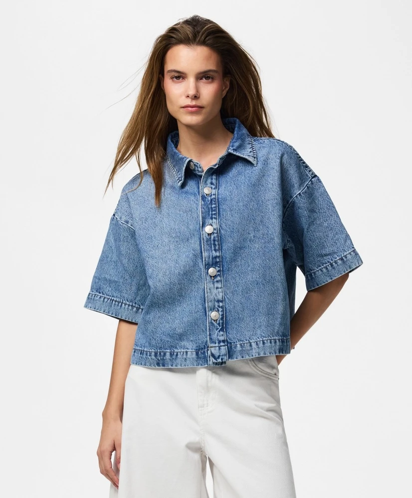 PIECES Blouse Sky