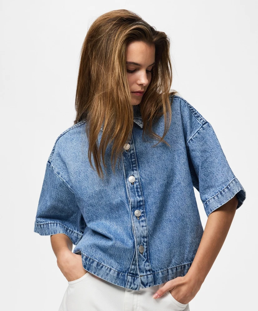 PIECES Blouse Sky