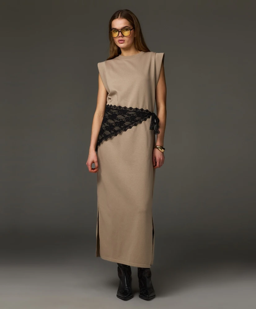 PIECES Maxi Jurk Chilli