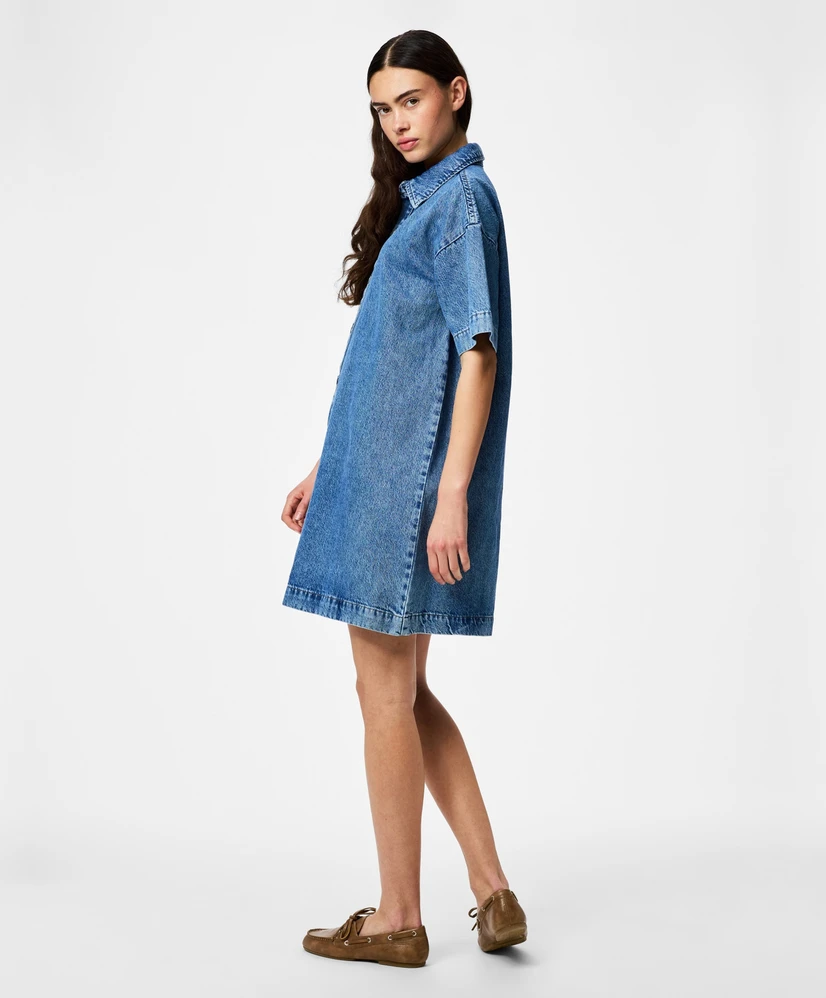 PIECES Mini Jurk Sky