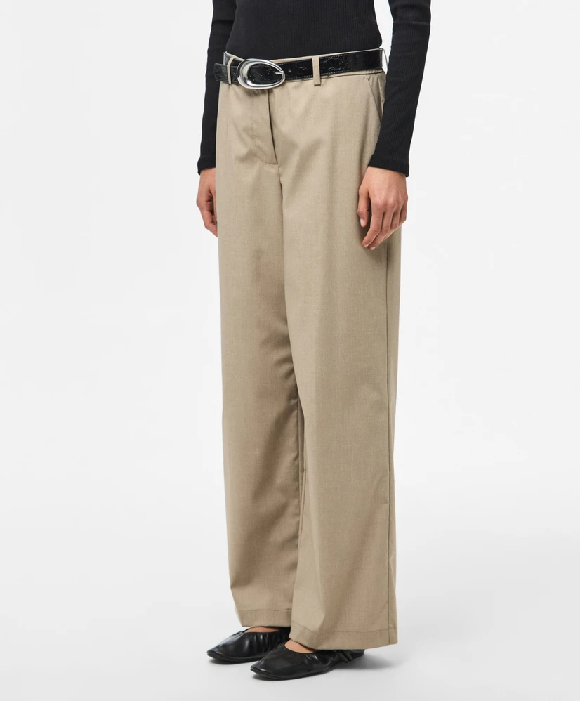 PIECES Pantalon Wide Leg Rosa