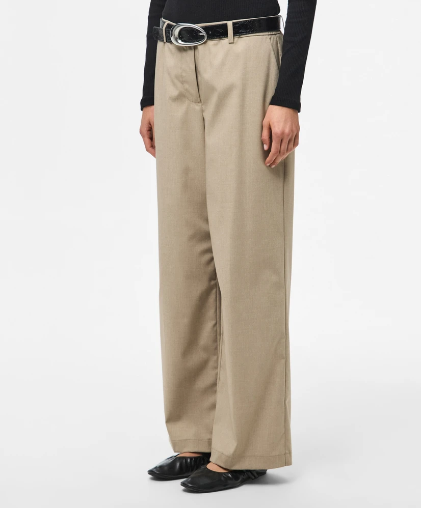 PIECES Pantalon Wide Leg Rosa