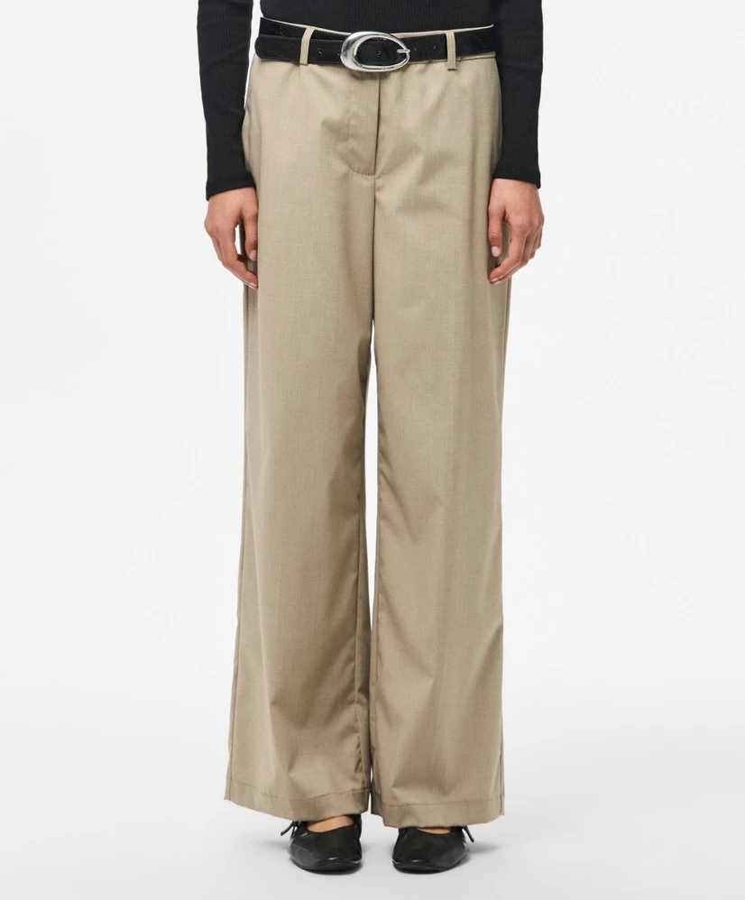 PIECES Pantalon Wide Leg Rosa