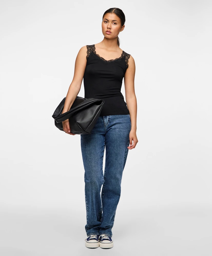 PIECES Top Barbera Lace