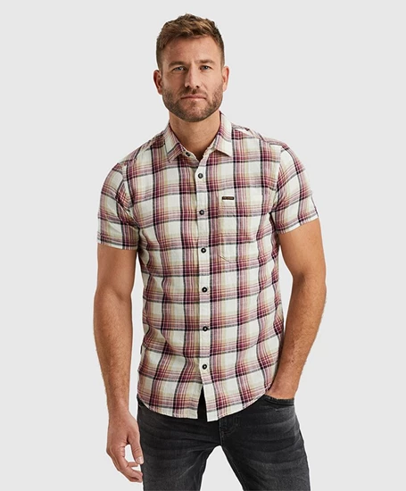PME Legend Overhemd Checkered Regular Fit