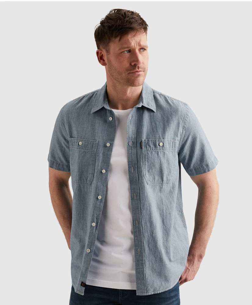 PME Legend Overhemd Denim Look