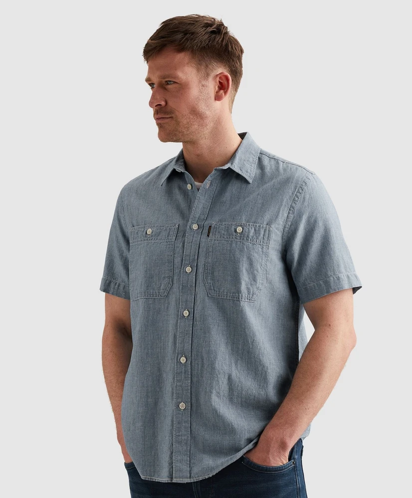 PME Legend Overhemd Denim Look