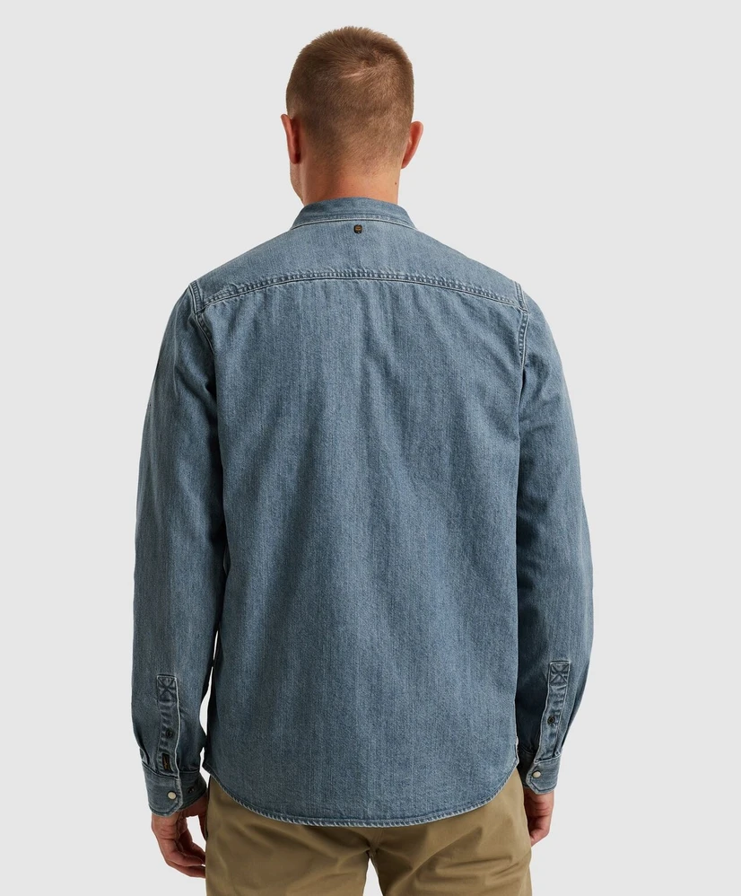 PME Legend Overhemd Denim Regular Fit