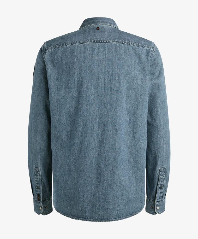 PME Legend Overhemd Denim Regular Fit