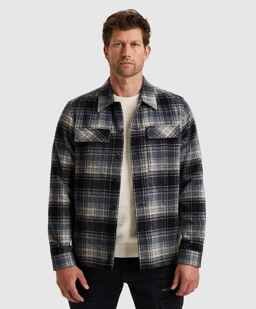 PME Legend Overhemd Geruit Regular Fit