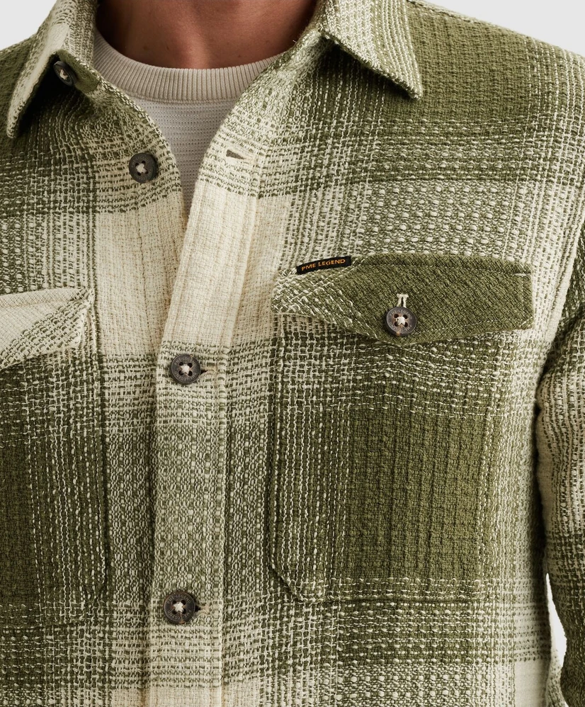 PME Legend Overhemd Geruit Regular Fit