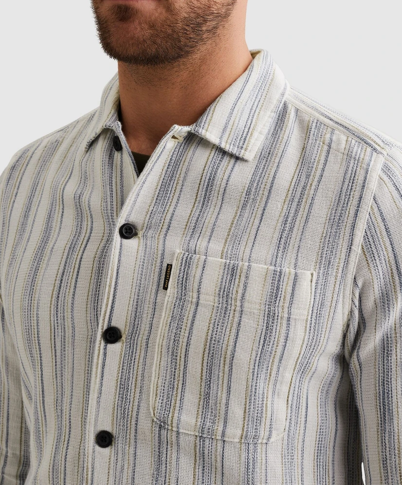 PME Legend Overshirt Gestreept