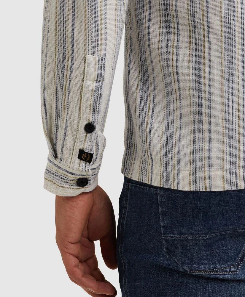 PME Legend Overshirt Gestreept