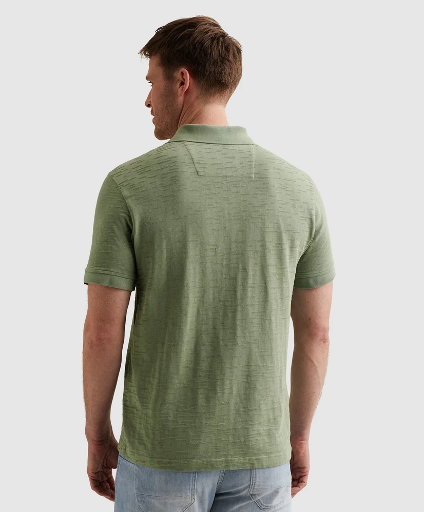 PME Legend Polo Jacquard Patroon