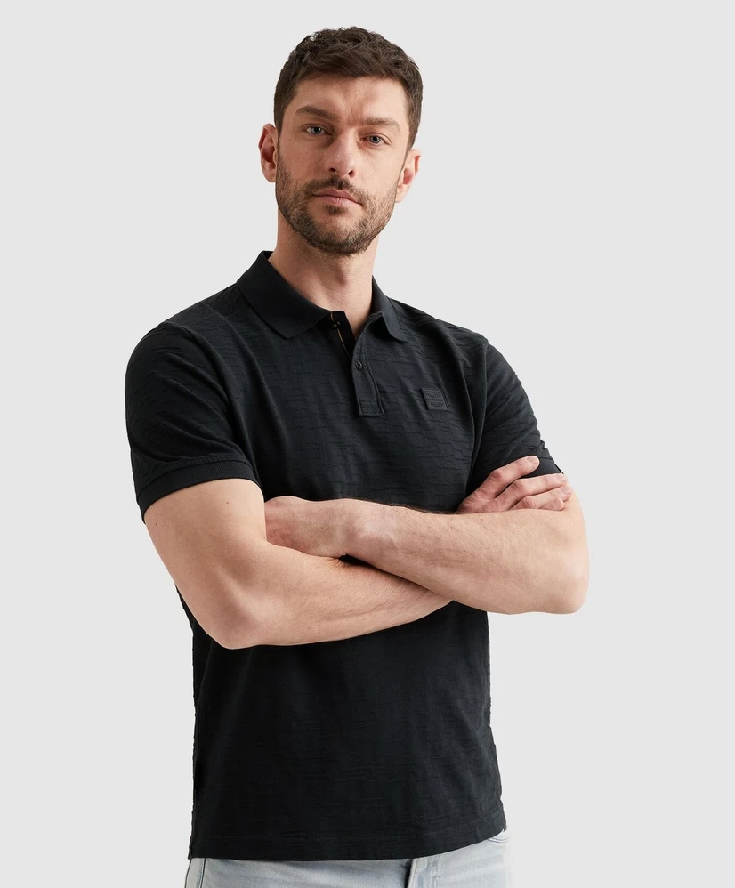 PME Legend Polo Jacquard Patroon