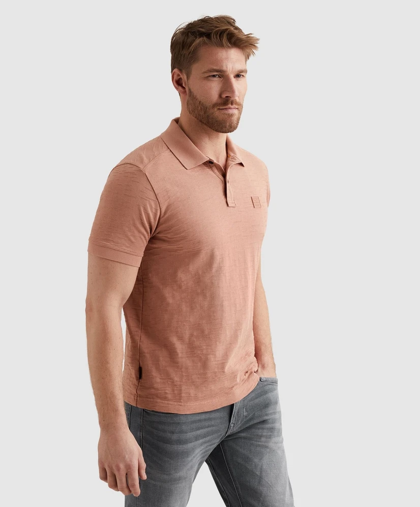 PME Legend Polo Jacquard Patroon