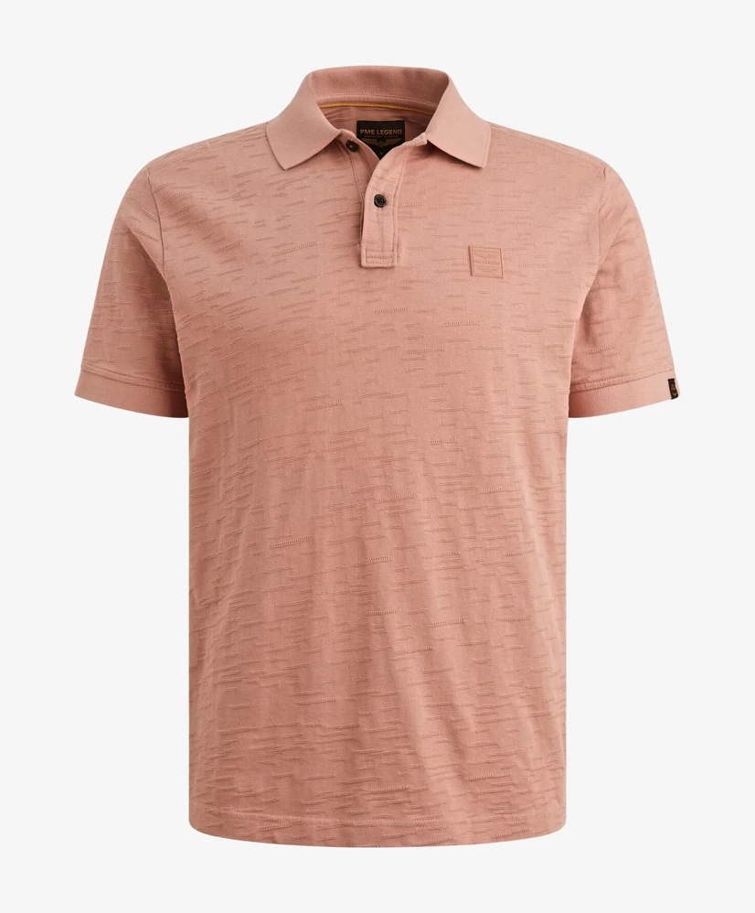PME Legend Polo Jacquard Patroon