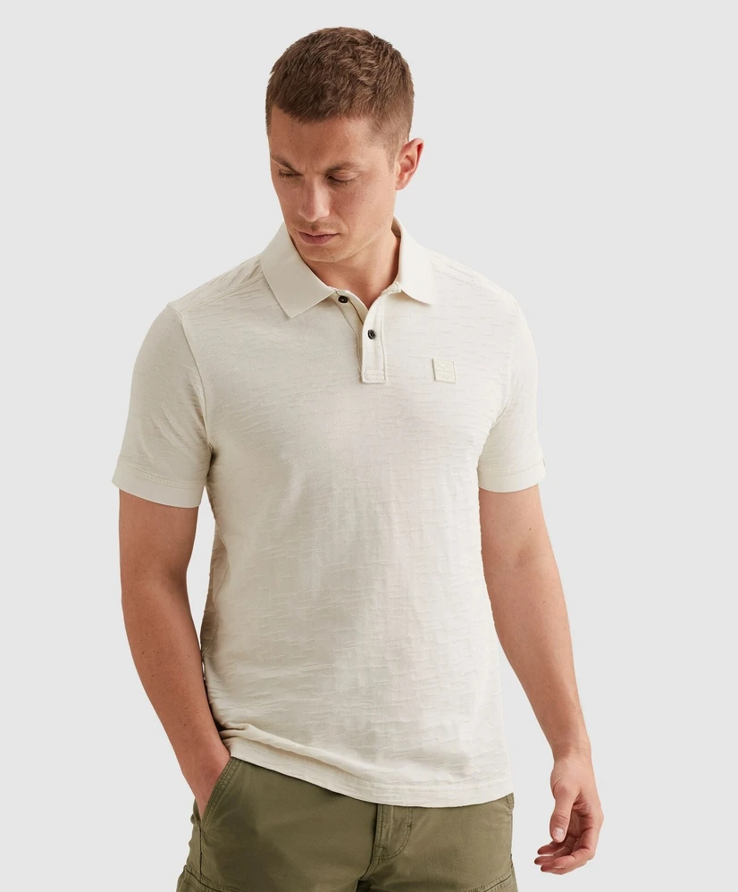 PME Legend Polo Jacquard Patroon