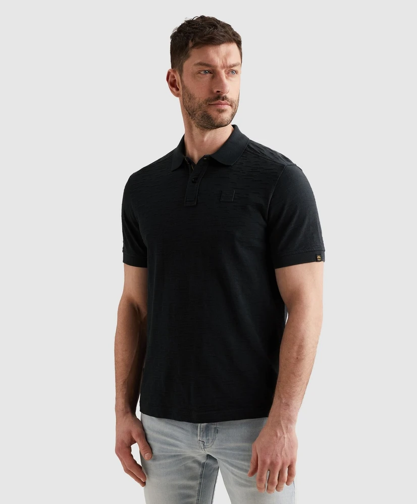 PME Legend Polo Jacquard Patroon
