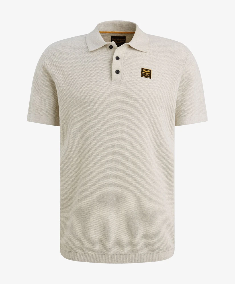 PME Legend Polo Wafel Structuur