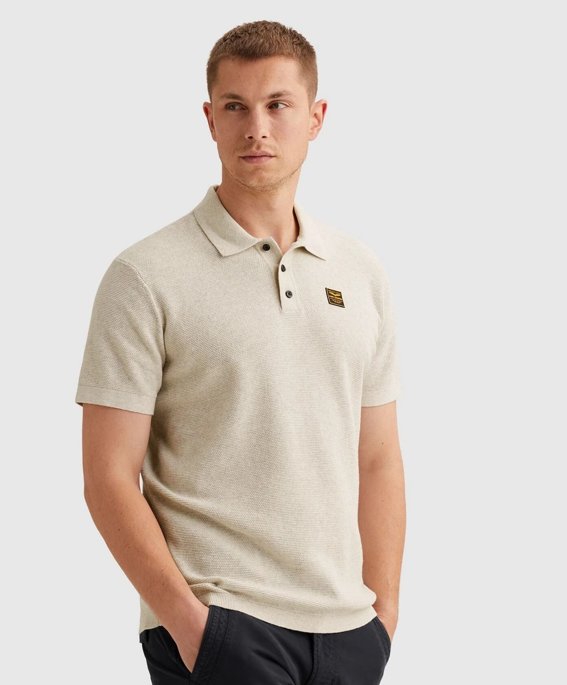 PME Legend Polo Wafel Structuur