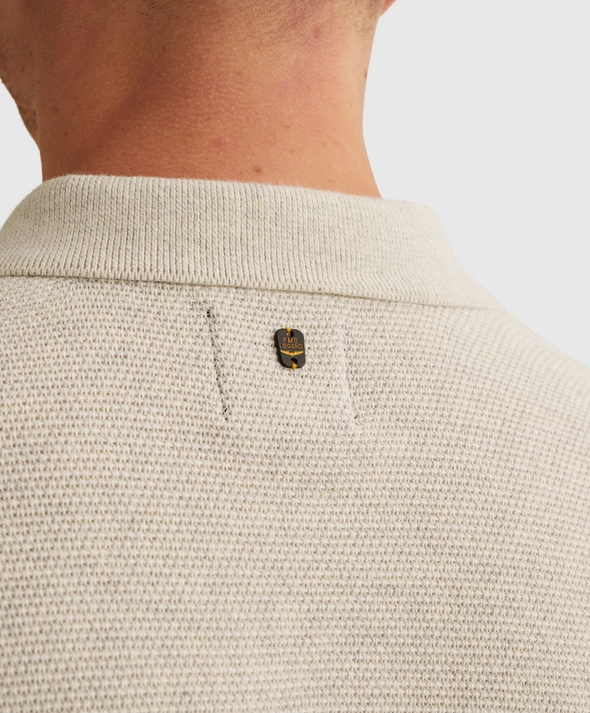 PME Legend Polo Wafel Structuur